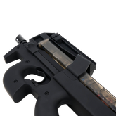 P90 black orby gun designed for sleek performance
